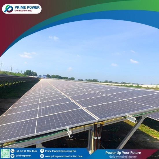 บริษัทติดตั้งโซล่าเซลล์ รับเหมาติดแผง solar cell - บริษัทติดตั้งโซล่าเซลล์บ้าน - ไพร์ม พาวเวอร์ เอ็นจิเนียริ่ง โปร